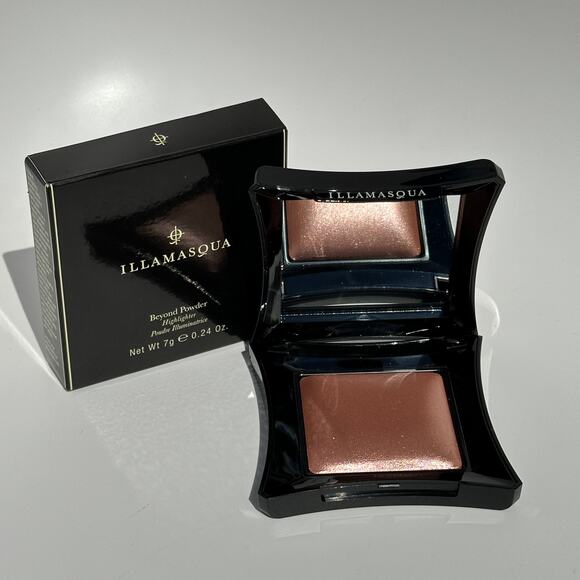 Illamasqua  Beyond Powder Highlighter Compact Dare GORGEOUS Pinky Nude Peach 7g - Picture 3 of 11